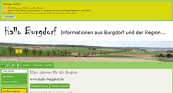 Desktop Screenshot of hallo-burgdorf.de
