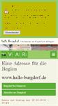 Mobile Screenshot of hallo-burgdorf.de